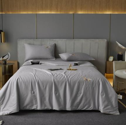 91家纺网 家纺一手货源 找家纺 （总）头等舱2022新款全棉A类小提花元气大豆抗菌防螨夏被