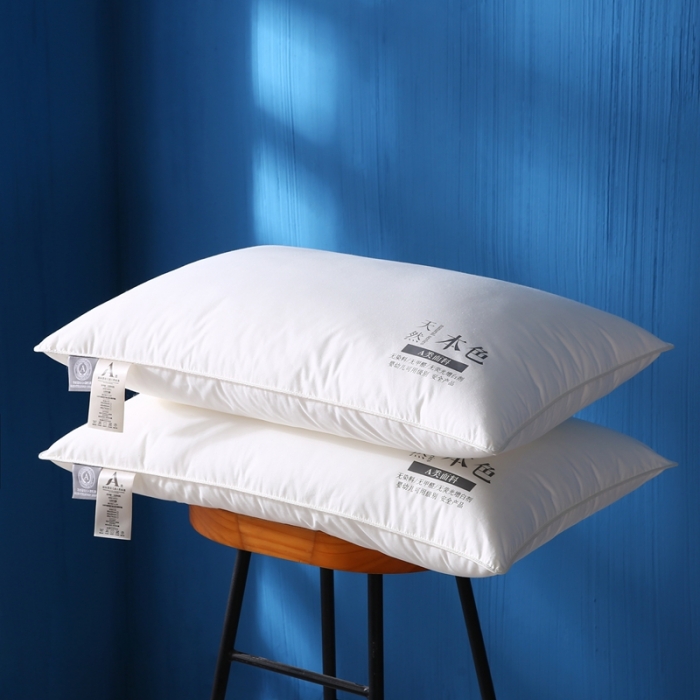 91家纺网 家纺一手货源 找家纺 贤内助 2024新款A+母婴类原棉羽丝枕五星宾馆枕芯