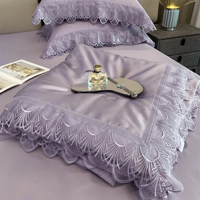 91家纺网 家纺一手货源 找家纺 榻尚2023新款80S高端天丝夏被四件套悦气质紫 会员-20