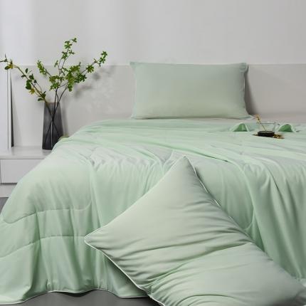 91家纺网 家纺一手货源 找家纺 库里梦 2024年新款冰激凌夏被 绿色