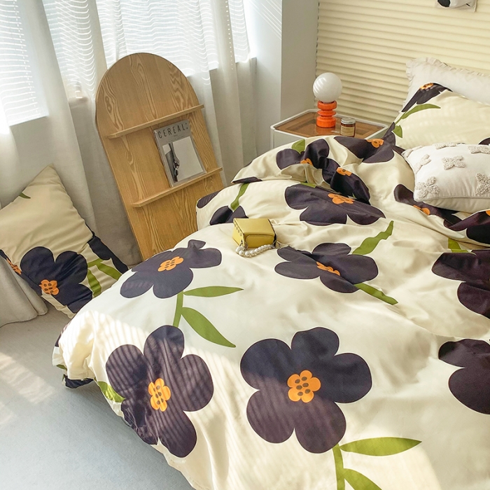 91家纺网 家纺一手货源 找家纺 怡家居 2022春季新款全棉四件套第四批 绿兰