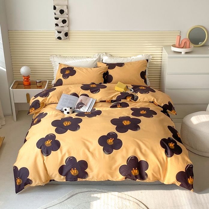 91家纺网 家纺一手货源 找家纺 怡家居 2022春季新款全棉四件套第四批 夏花