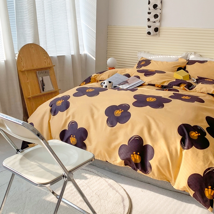 91家纺网 家纺一手货源 找家纺 怡家居 2022春季新款全棉四件套第四批 夏花