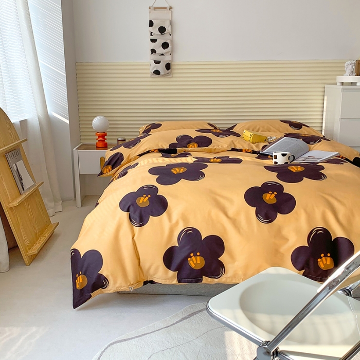 91家纺网 家纺一手货源 找家纺 怡家居 2022春季新款全棉四件套第四批 夏花