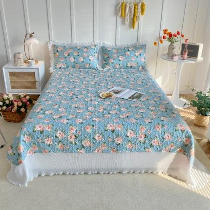 91家纺网 家纺一手货源 找家纺 总 星尚 2022新款全棉夹棉床盖仙女系四件套