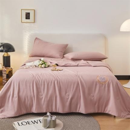 91家纺网 家纺一手货源 找家纺 头等舱 2022新款四季棉A类大豆抗菌防螨夏被蜻涩-豆沙