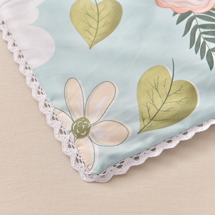 91家纺网 家纺一手货源 找家纺 总富威堡2023棉花夏被小清新印花水洗棉夏凉被洛卡棉空调被