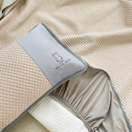 91家纺网 家纺一手货源 找家纺 头等舱 2022新款四季棉A类大豆抗菌防螨夏被蜻涩-湖兰