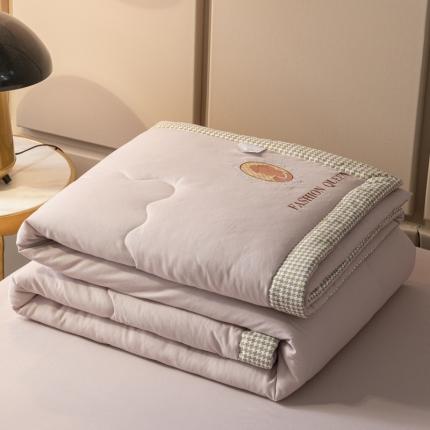 91家纺网 家纺一手货源 找家纺 （总）U被家纺2025新款法国夫人夏被夏凉被实拍图