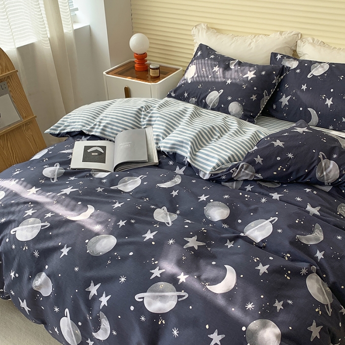 91家纺网 家纺一手货源 找家纺 怡家居 2022春季新款全棉四件套第五批 遨游