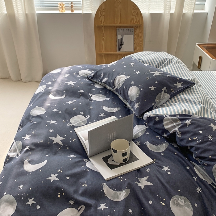 91家纺网 家纺一手货源 找家纺 怡家居 2022春季新款全棉四件套第五批 遨游