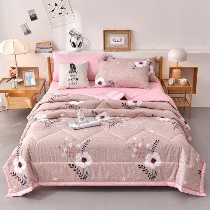 91家纺网 家纺一手货源 找家纺 （总）圣楚 2024年新款简约时尚单夏被空调被夏凉被直播供货