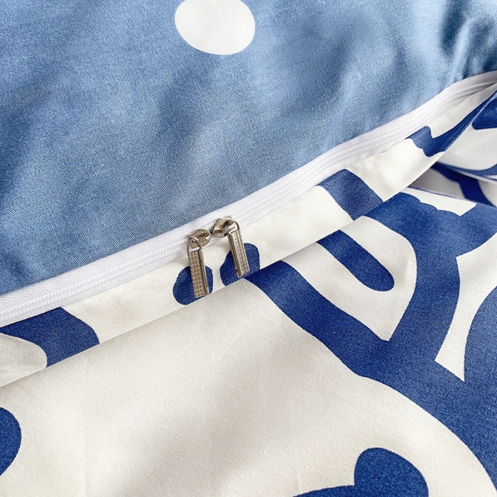 91家纺网 家纺一手货源 找家纺 怡家居 2022春季新款全棉四件套第五批 蓝精灵