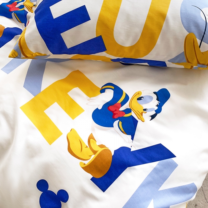 91家纺网 家纺一手货源 找家纺 怡家居 2022春季新款全棉四件套第五批 米奇唐老鸭