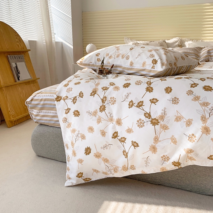 91家纺网 家纺一手货源 找家纺 怡家居 2022春季新款全棉四件套第五批 若溪