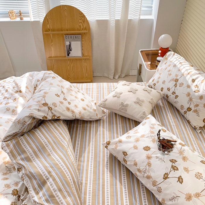 91家纺网 家纺一手货源 找家纺 怡家居 2022春季新款全棉四件套第五批 若溪