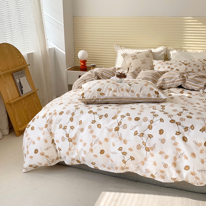 91家纺网 家纺一手货源 找家纺 怡家居 2022春季新款全棉四件套第五批 若溪