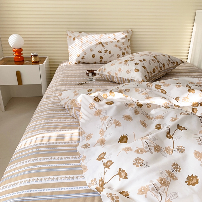 91家纺网 家纺一手货源 找家纺 怡家居 2022春季新款全棉四件套第五批 若溪