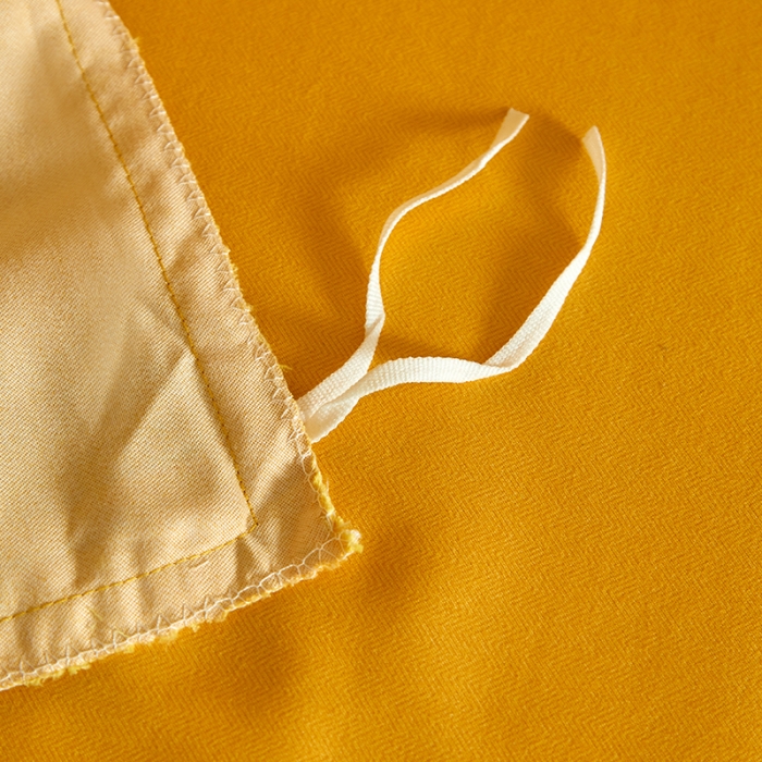 91家纺网 家纺一手货源 找家纺 凡客 2022新款有氧棉提加绣米诺斯四件套 米诺斯-黄