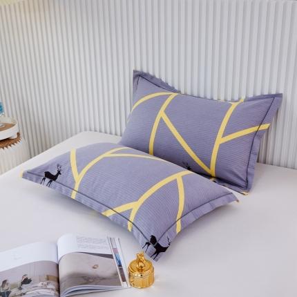 91家纺网 家纺一手货源 找家纺 （总）杜先生 2023新款全棉加厚喷气活性磨毛系列单枕套一对