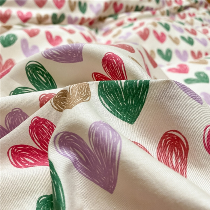 91家纺网 家纺一手货源 找家纺 琪格格纺织 2022新款纯棉小清新套件及单品 彩色甜心