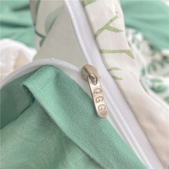 91家纺网 家纺一手货源 找家纺 琪格格纺织 2022新款纯棉小清新套件及单品 花叶