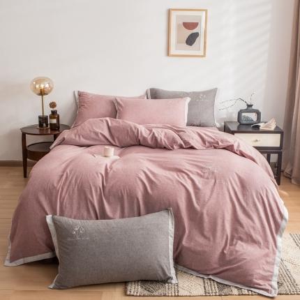 91家纺网 家纺一手货源 找家纺 （总） 简家居 2022新款棉麻绣花四件套