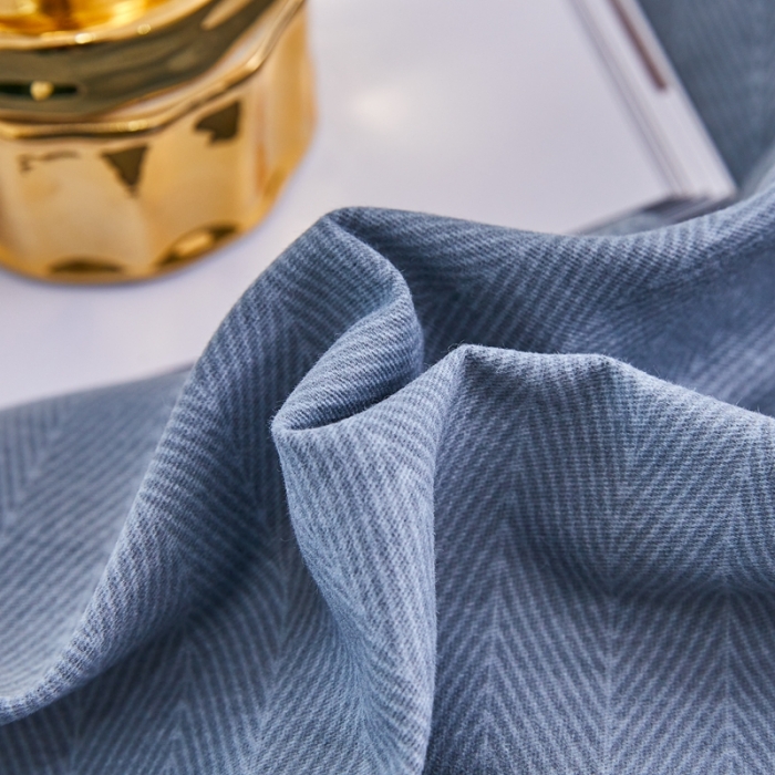 91家纺网 家纺一手货源 找家纺 杜先生 2023新款全棉加厚磨毛系列四件套 景晨-灰