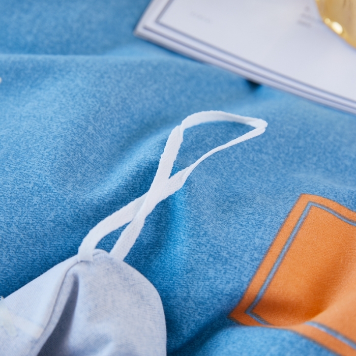 91家纺网 家纺一手货源 找家纺 杜先生 2023新款全棉加厚磨毛系列四件套 梦幻空间-蓝