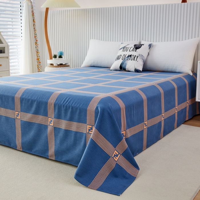 91家纺网 家纺一手货源 找家纺 杜先生22新款全棉加厚磨毛系列床单 艺术构想-灰（直角床单）