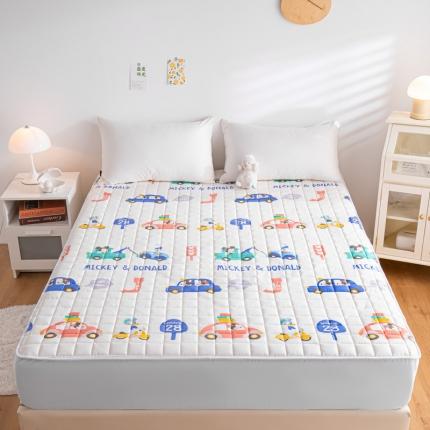 91家纺网 家纺一手货源 找家纺 （总）鑫钰2023新款迪士尼全棉床笠纯棉抗菌床罩席梦思保护罩