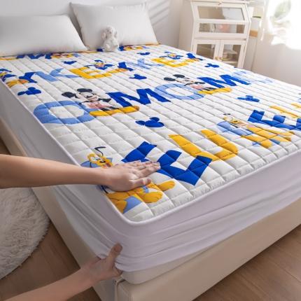 鑫钰 2023新款迪士尼全棉床笠纯棉抗菌床罩席梦思保护套 布鲁托