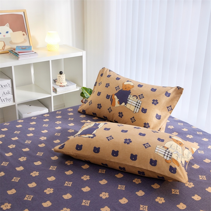 91家纺网 家纺一手货源 找家纺 VIP被业2022新款童趣大豆夏被旅行熊