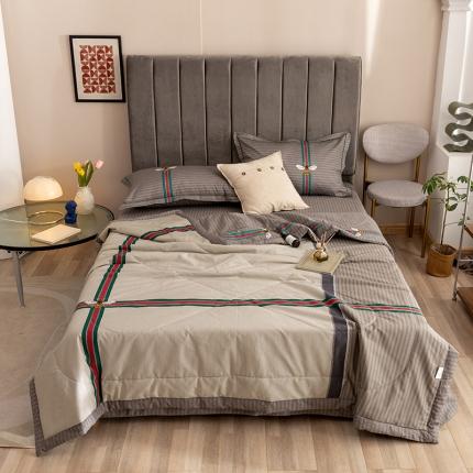 91家纺网 家纺一手货源 找家纺 （总）金爱家 2023新款全棉夏被四件套