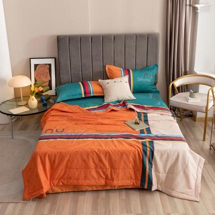 91家纺网 家纺一手货源 找家纺 （总）金爱家 2023新款全棉夏被四件套