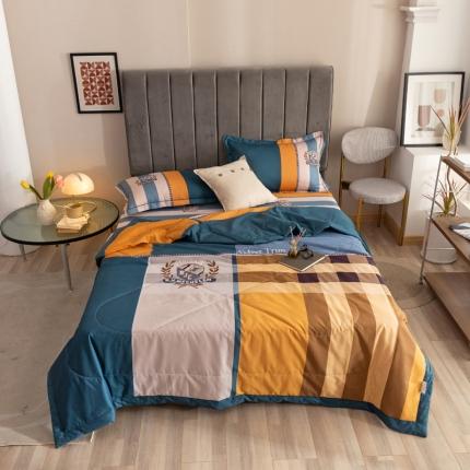 91家纺网 家纺一手货源 找家纺 （总）金爱家 2023新款全棉夏被四件套