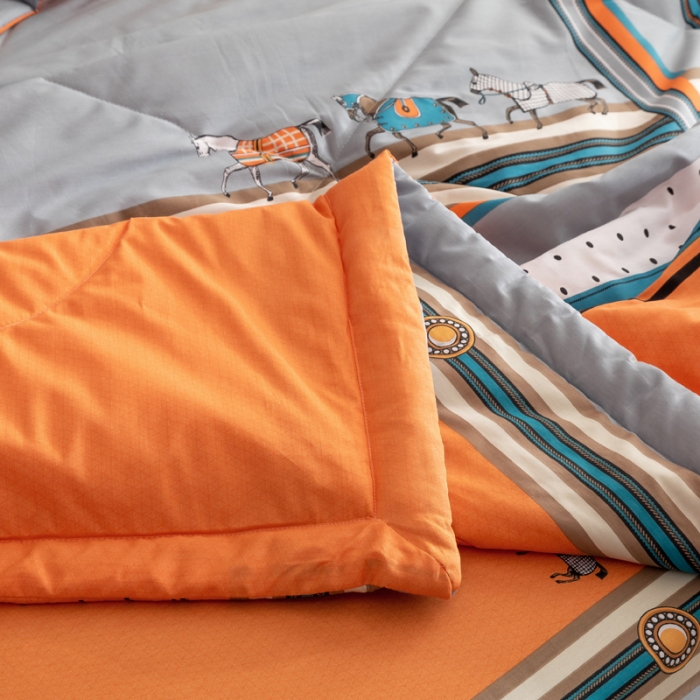 91家纺网 家纺一手货源 找家纺 （总）金爱家 2023新款全棉夏被四件套