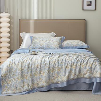 91家纺网 家纺一手货源 找家纺 （总）榻尚家居2023新款60S进口奥地利天丝夏被-花享