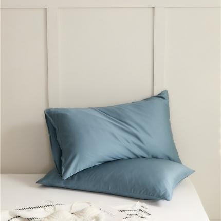 新款60支天丝单品系列-枕套靛蓝色