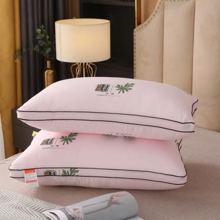 91家纺网 家纺一手货源 找家纺 锦绣万家 直播跑量赠品礼品艾草枕头磨毛枕芯 粉色