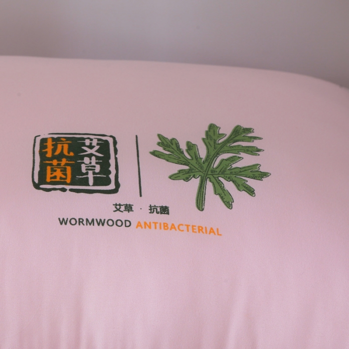 91家纺网 家纺一手货源 找家纺 锦绣万家 直播跑量赠品礼品艾草枕头磨毛枕芯 粉色