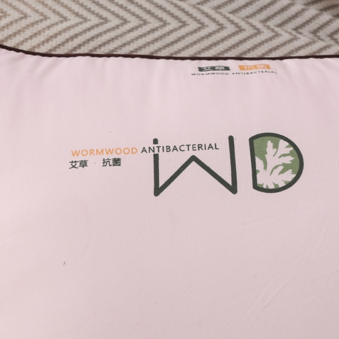 91家纺网 家纺一手货源 找家纺 锦绣万家 直播跑量赠品礼品艾草枕头磨毛枕芯 粉色