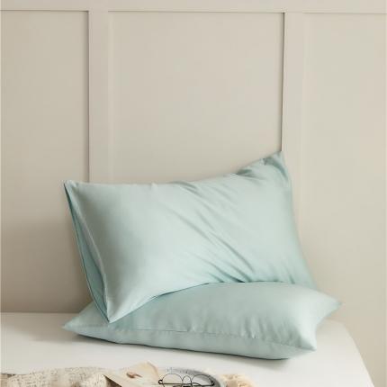 91家纺网 家纺一手货源 找家纺 新款60支天丝单品系列-枕套三原青