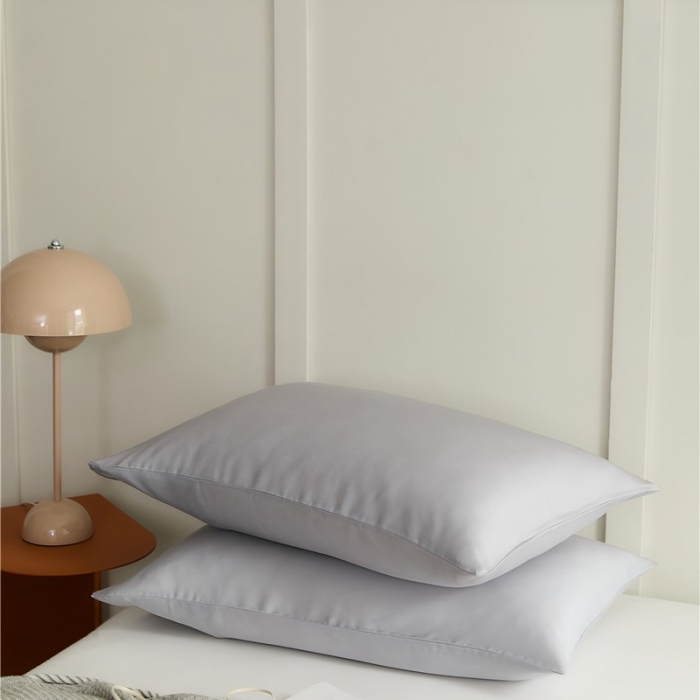 91家纺网 家纺一手货源 找家纺 新款60支天丝单品系列枕套水晶紫灰