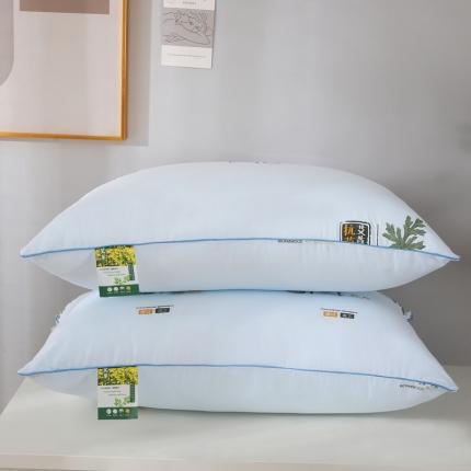 91家纺网 家纺一手货源 找家纺 总锦绣万家 直播跑量赠品礼品艾草枕头磨毛枕芯 蓝色