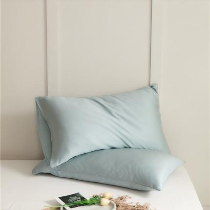 新款60支天丝单品系列-枕套天水蓝