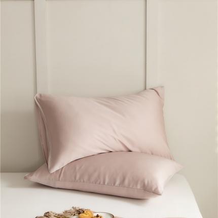 91家纺网 家纺一手货源 找家纺 新款60支天丝单品系列-枕套洋气粉