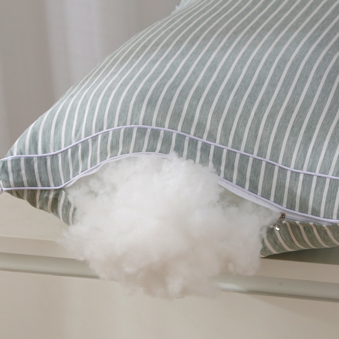 91家纺网 家纺一手货源 找家纺 锦绣万家 2022新款轻奢刺绣立体枕头保健护颈枕芯 水绿