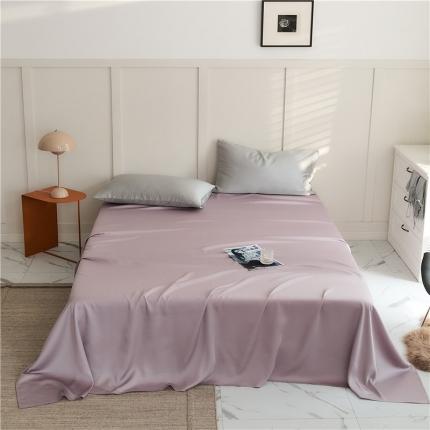 新款60支天丝单品系列-床单木槿紫