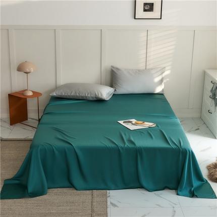新款60支天丝单品系列-床单森林绿